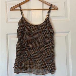 Plaid Layered Camisole